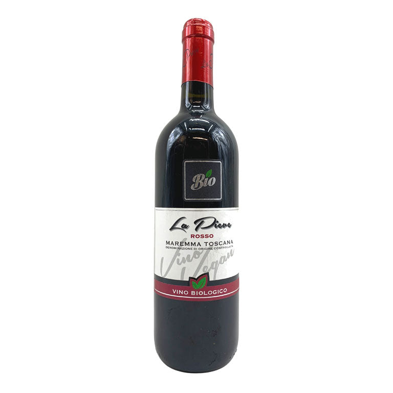 VINO LA PIEVE ROSSO 2015-75CL (1 pz) MAREMMA TOSCANA DOC BIOLOGICO-VEGANO